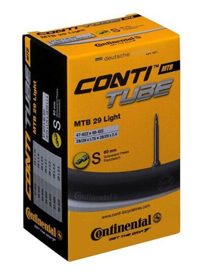 Continental Mtb Light 29" X 1,90-2,40" Prestaventil Slange Continental Mtb Light 29" X 1,90-2,40" Prestaventil Slange