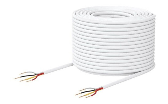 Ubiquiti Lavspenningskabel 4-kontakt 152,4 m TPE Hvit