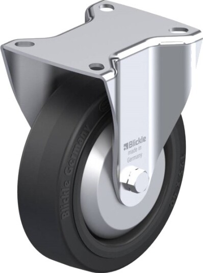 Blickle 686469 B-Poev 125Ka-Fa Hurtig Styrehjul, Hjuldiameter 125 Mm, Bæreevne Maks. 250 Kg, 1 Stk