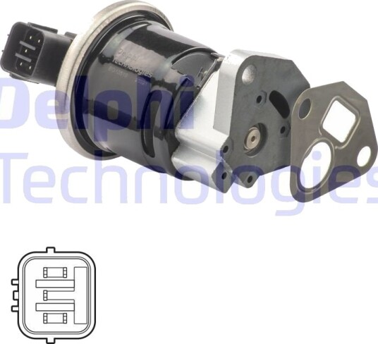 DELPHI EG10519-12B1 EGR-ventil