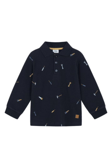 Hust & Claire Stevie pique - navy