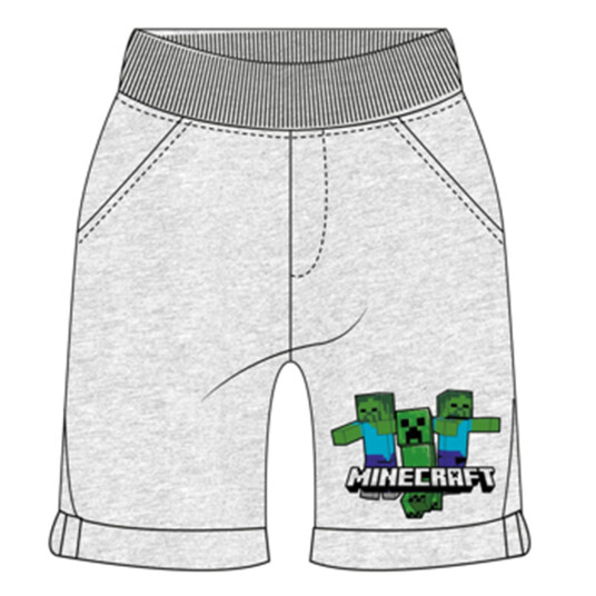 Minecraft Bermuda Shorts Mob Trio - 134 / 9 år - Barn - 60% bomull/40% polyester