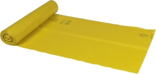 Sekk, Abena Poly-Line, 100 L, Gul, Ldpe/Gjenvunnet - (10 Stk.)