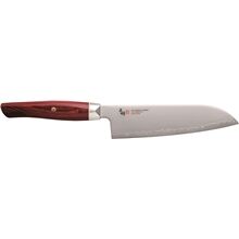 Zanmai Mcusta Revolution Santoku 18 cm Rød