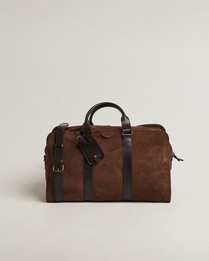 Gant Suede Duffle Bag Soil Brown
