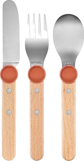 Opinel Petit Gourmet Barnebestikk 3 Deler Korall