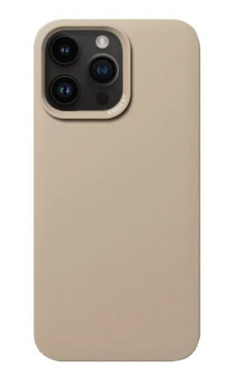 Nudient Thin - Baksidedeksel For Mobiltelefon - Magsafe-Samsvar - Plastikk - Leirebeige - For Apple Iphone 14 Pro Max