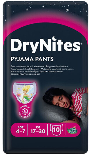 Drynites Bleie jente 4-7år 10 stk. Drynites Bleie jente 4-7år 10 stk.