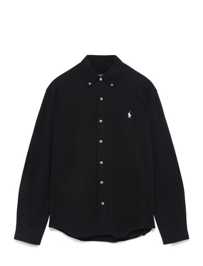 Polo Ralph Lauren Featherweight Mesh Shirt - Black - XS