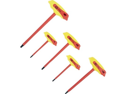 C.K T4422 Set Vde Sekskantnøgle-Sæt Nøglebredde: 3 Mm, 3.5 Mm, 4 Mm, 5 Mm, 6 Mm C.K T4422 Set Vde Sekskantnøgle-Sæt Nøglebredde: 3 Mm, 3.5 Mm, 4 Mm, 5 Mm, 6 Mm