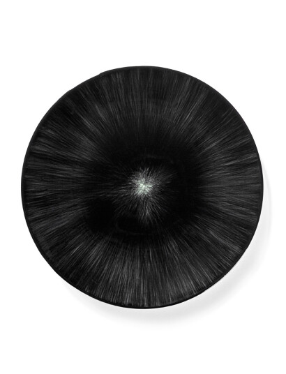 Serax Plate Dé Set/2 Black Ø 17.5 CM