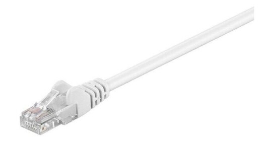 Goobay CAT 5E U/UTP Nettverkskabel 2m Hvit