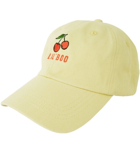 Lil" Boo Cherry Cap - Yellow - 1.5-4Y
