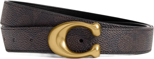 Coach 25Mm Scumpted C Belt Brown S