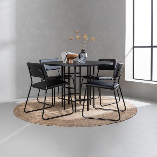 Venture Home Spisegruppe Venture Home Copenhagen med 4 Kenth Stoler GR22830