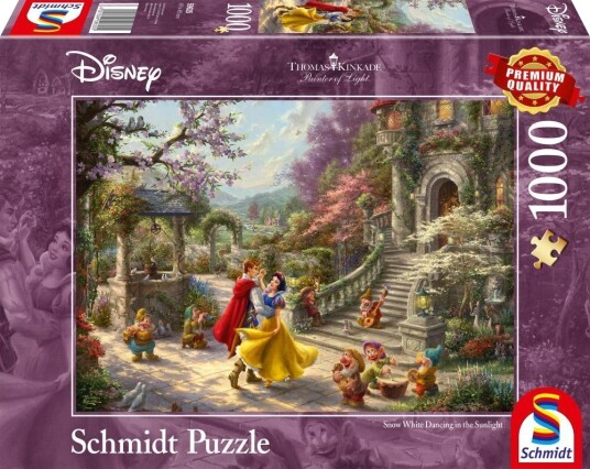 Disney Dancing with the prince Thomas Kinkade Puslespill 1000 brikker Schmidt Disney Dancing with the prince Thomas Kinkade Puslespill 1000 brikker Schmidt