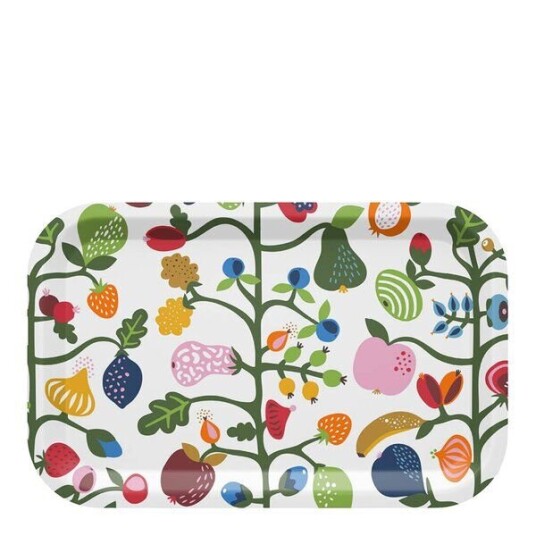 Arvidssons Textil   Fruktträd brett 27x20 cm multi