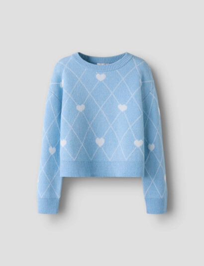 Name It Nkfsinia Ls Knit Blue 116