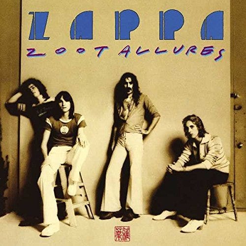 Frank Zappa Zoot Allures LP/Vinyl Frank Zappa Zoot Allures LP/Vinyl