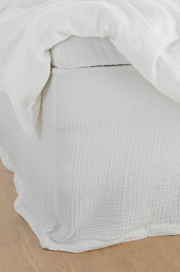 Ellos Home Sengekappe Candela høyde 60 cm Hvit