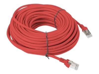 Lanberg Koblingskabel Rj-45 Hann Til Rj-45 Hann 30 M Utp Cat 5E Formstøpt Uten Hindringer Rød Ral 3017