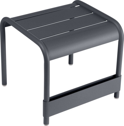 Fermob   Luxembourg Small Low Table/footrest Anthracite   Utendørs Småbord Og Sidebord