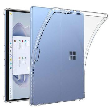 Microsoft Surface Pro 7/6/5/4 støtsikkert silikon deksel   Gjennomsiktig