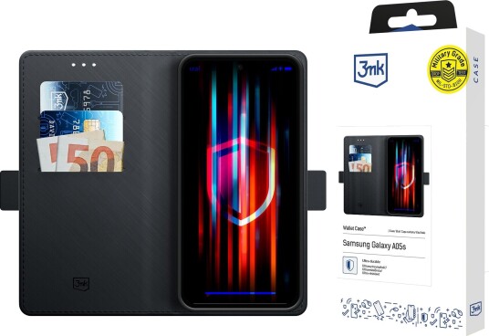3mk lommeboketui til Samsung Galaxy A05s Svart