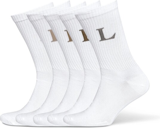 Lindbergh | 5 Pk Logo Socks | 40 47