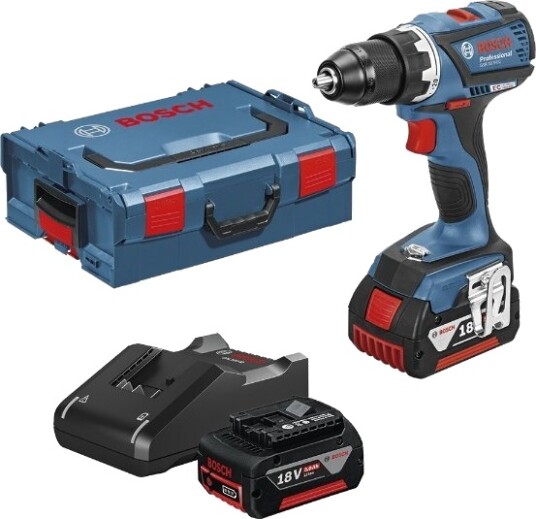 Bosch Drill GSR 18V-EC M/2 x 5,0 Ah Bosch Drill GSR 18V-EC M/2 x 5,0 Ah