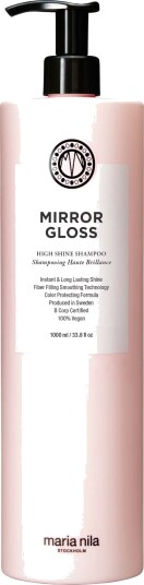 Maria Nila Mirror Gloss Shampoo 1000 ml – Utglattende og glansfull hårpleie Maria Nila Mirror Gloss Shampoo 1000 ml – Utglattende og glansfull hårpleie