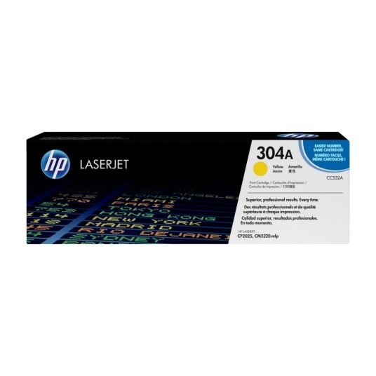 HP 304A / CC532A Yellow Toner - Laser toner Yellow