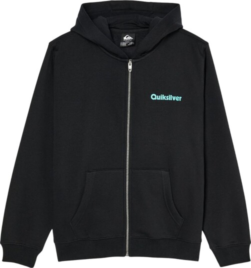 Quiksilver Hettegenser   Grafikk   Black   Quiksilver   14 år (164)   Hettegenser Svart Turkis