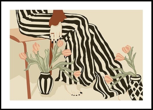 Tulips By My Feet Poster Plakat / 30x40cm Tulips By My Feet Poster Plakat / 30x40cm