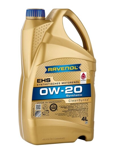 Motorolje RAVENOL EHS 0W20 4L Motorolje RAVENOL EHS 0W20 4L