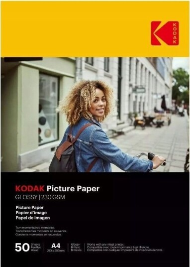 Kodak Fotopapir A4 21x30 cm 230 g 50 stk 9891 267