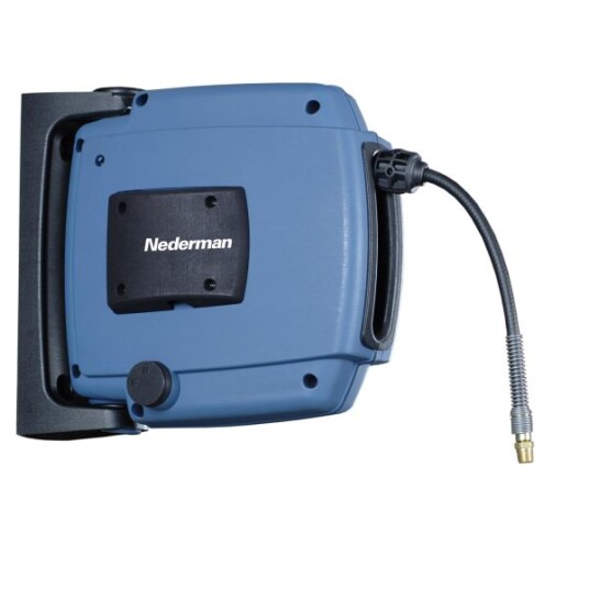 Nederman 30800230 Slangetrommel Ø 8 mm x 12 m, luft/vann, Vanning