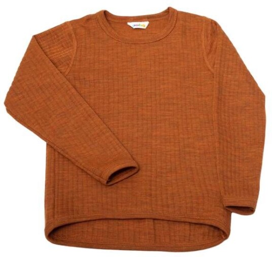 Joha Colorful Ull Troye T-Skjorte I Merino Ull Orange
