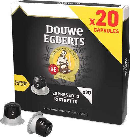 Douwe Egberts | Espresso Ristretto 20 kapsler til Nespresso®