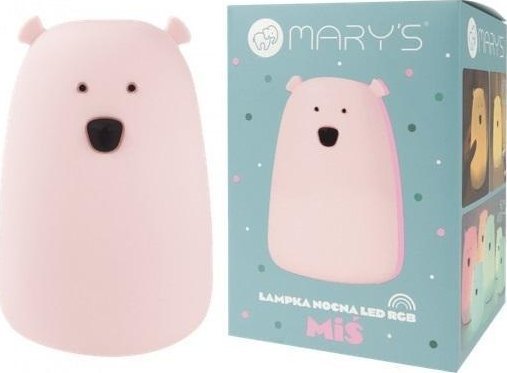 Led Nattlys Rgb+Ww+R/C Teddy Bear Large Pink