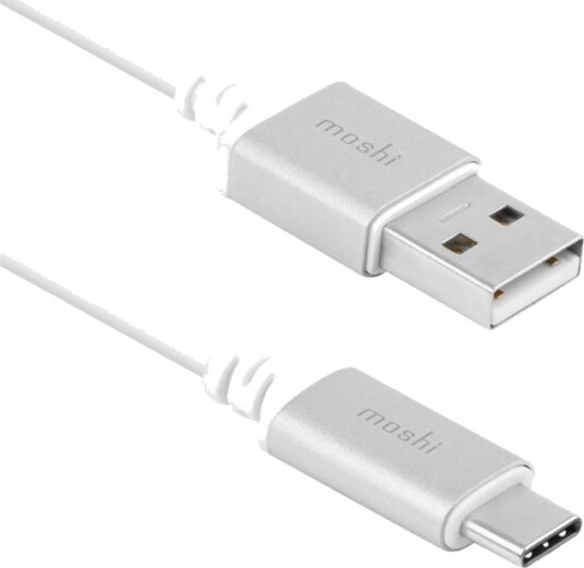 Moshi Usb-Kabel Usb-Type A Hann Til Usb-C Hann Usb 3.1 Gen 1 3 A 1 M Hvit Moshi Usb-Kabel Usb-Type A Hann Til Usb-C Hann Usb 3.1 Gen 1 3 A 1 M Hvit