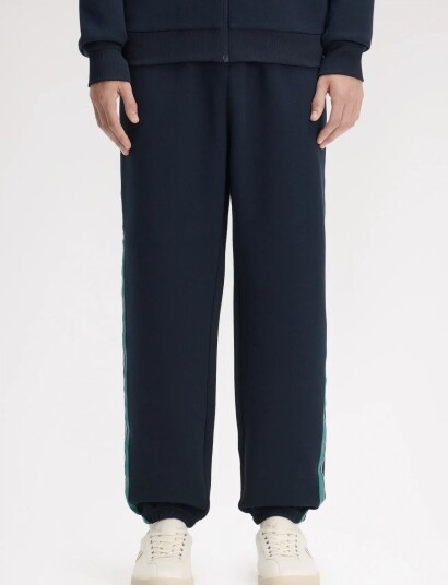Fred Perry Stripe Tape Track Pant Navy S