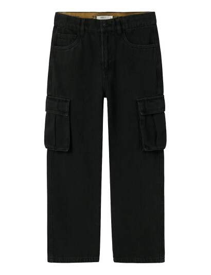 name it Nkmryan St Cargo Jeans 5910-Im Noos Black 158