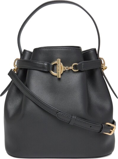 Lauren Ralph Lauren Natural Smth Leathr Blke Md Bckt Bu Black ONE SIZE Lauren Ralph Lauren Natural Smth Leathr Blke Md Bckt Bu Black ONE SIZE