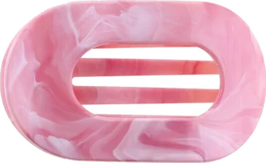 By Stær Eva Hairclip Medium Marble Rosy/White