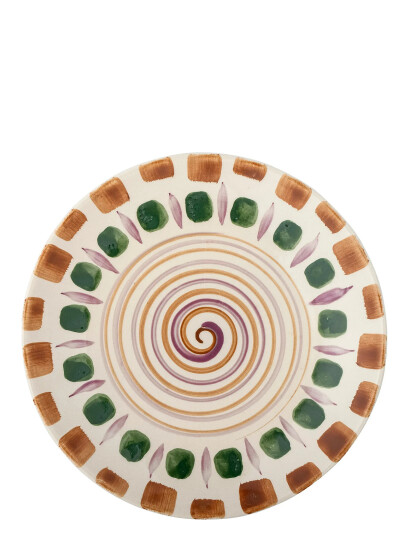 Bloomingville Shama Plate - Multi/patterned - Ø 27 CM
