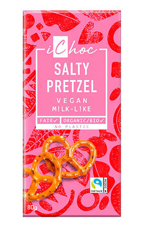 Ichoc Salty Pretzel Chocolate Island 80g Ichoc Salty Pretzel Chocolate Island 80g