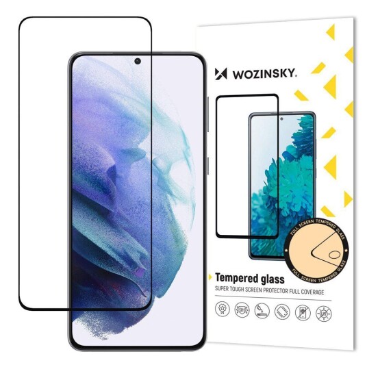 Wozinsky Herdet Glass Skjermbeskytter til Samsung Galaxy S23 med Svart Ramme