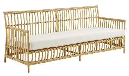 Sika-Design Caroline 3-pers. Sofa, Alu-Rotting