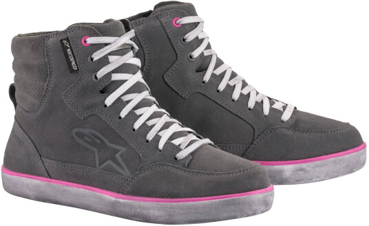 Alpinestars J-6 Vanntett E-sko for damer Grå Rosa Lilla Alpinestars J-6 Vanntett E-sko for damer Grå Rosa Lilla